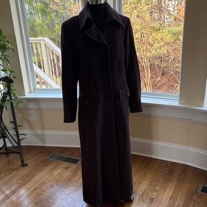 Women's Long Dark Coat